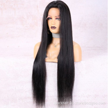Wholesale Malaysian Straight Raw Full Lace Wig,Baby Natural Afro Hair Wig,100% Remy 40 Inch Full Lace Wig
